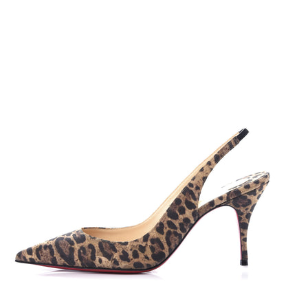 Christian Louboutin Cork Rio Clare Sling 80 Pumps 37 Brown 1 of 10