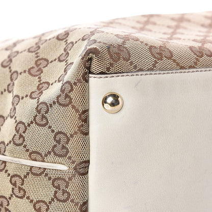 Gucci Monogram Large New Britt Tote Off White 15 of 15