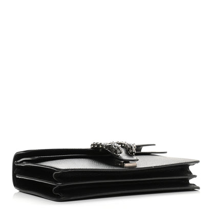 Gucci Pebbled Calfskin Small Dionysus Shoulder Bag Black 4 of 17