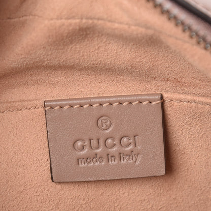 Gucci Calfskin Matelasse Mini GG Marmont Chain Shoulder Bag Nude 6 of 9