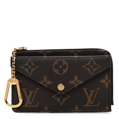 Louis Vuitton Monogram Recto Verso Card Holder Black 1 of 9