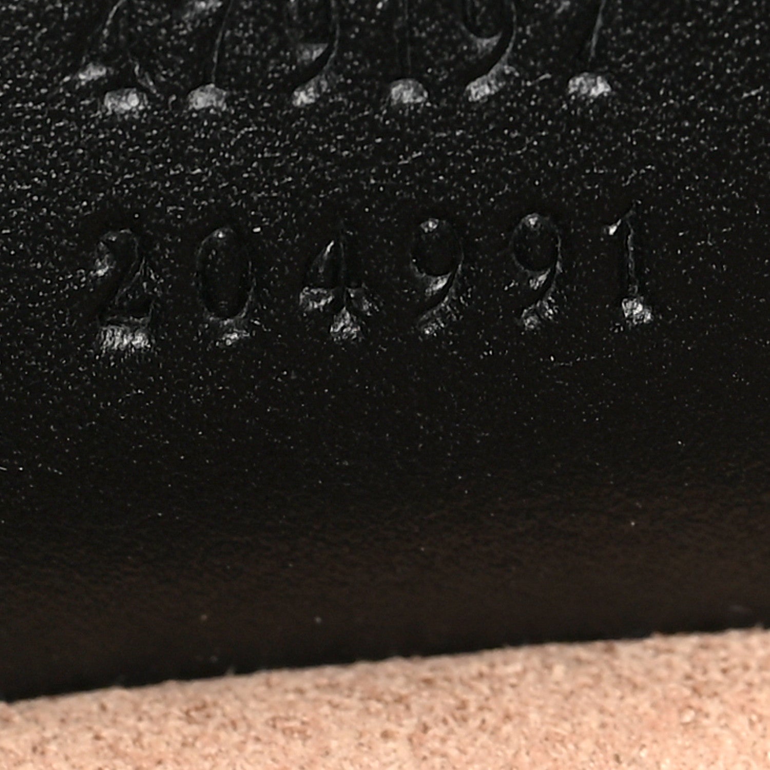 Gucci Guccissima Medium Padlock Tote Black 7 of 8