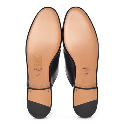 Gucci Calfskin Womens Princetown Slippers 37 Black 5 of 8