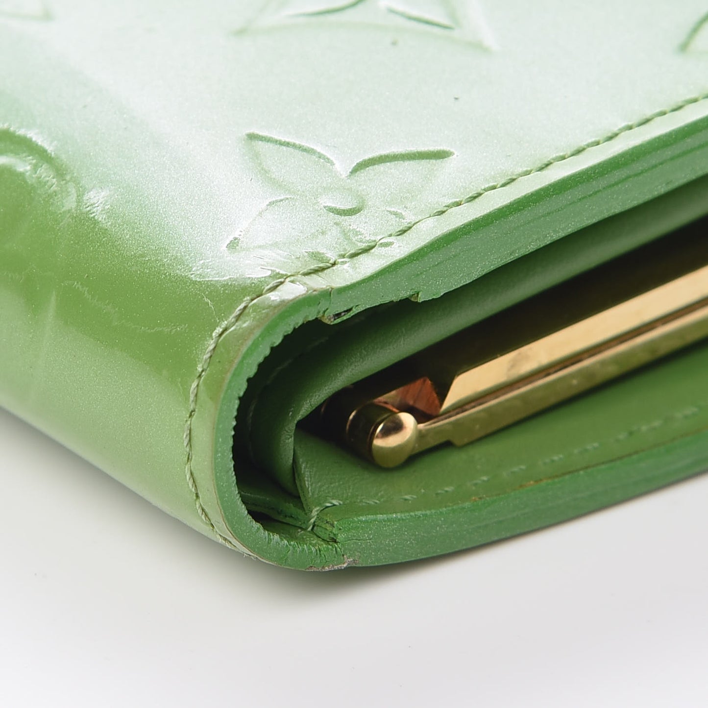 Vernis French Purse Wallet Vert Tonic