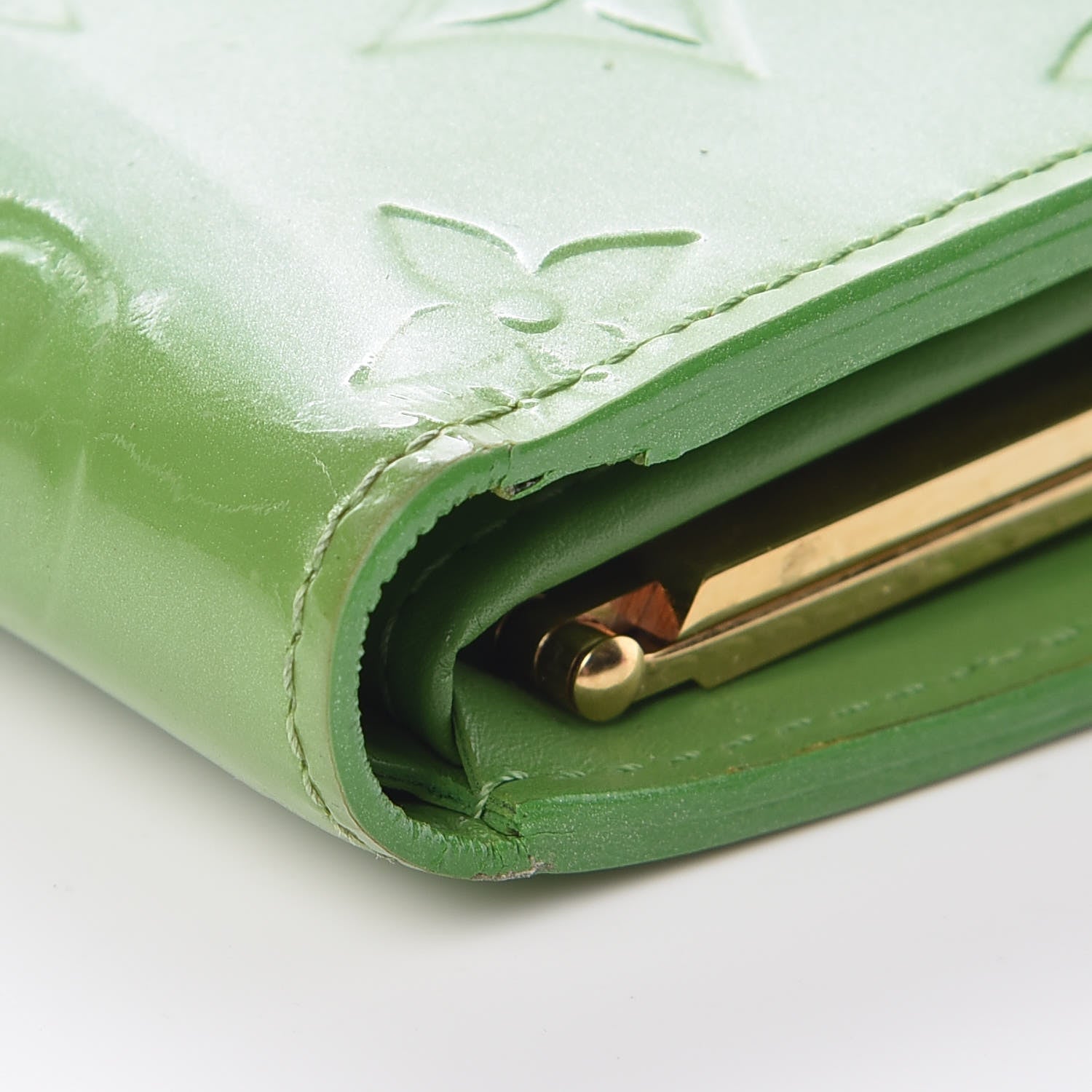 Louis Vuitton Vernis French Purse Wallet Vert Tonic 16 of 21