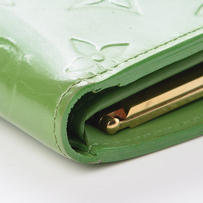 Louis Vuitton Vernis French Purse Wallet Vert Tonic 16 of 21
