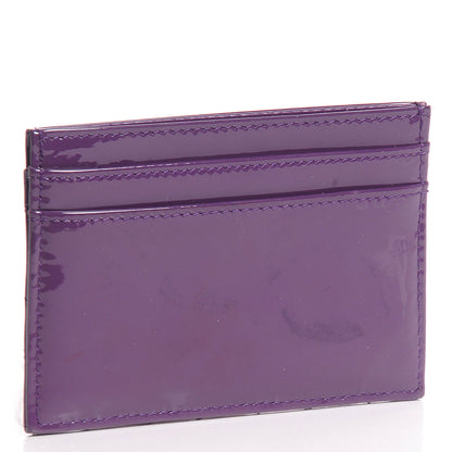Chanel Brilliant Patent Card Holder Purple 3 of 8