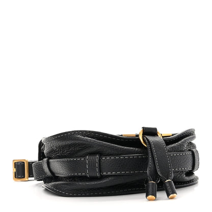 Chloe Calfskin Mini Marcie Round Crossbody Bag Black 4 of 10