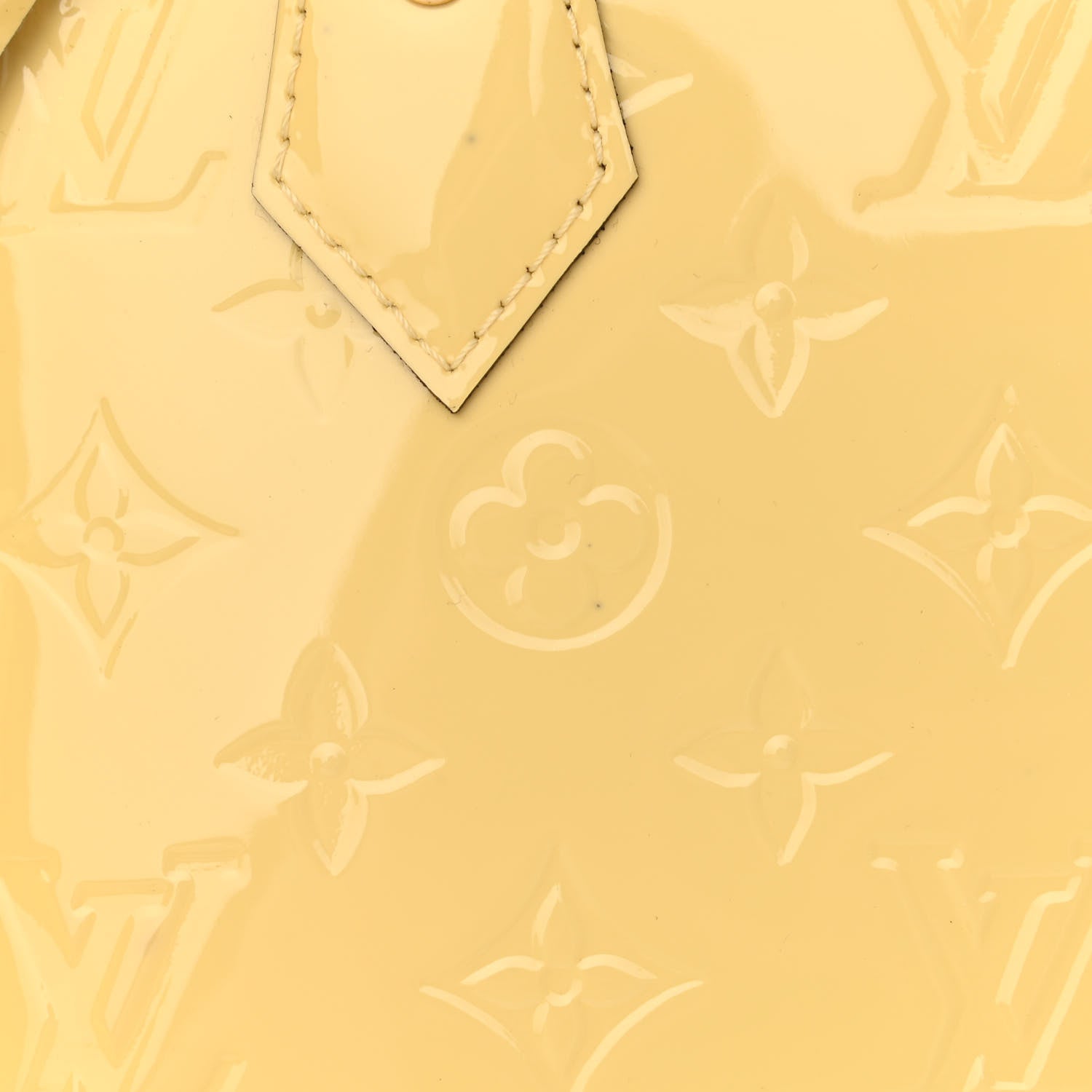 Louis Vuitton Vernis Alma BB Citrine 10 of 11