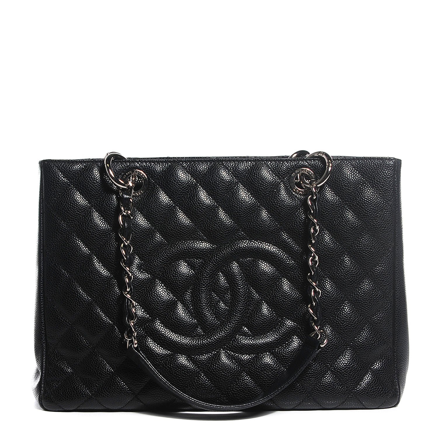Chanel Caviar Quilted Grand Shopping Tote GST Black 1 of 7