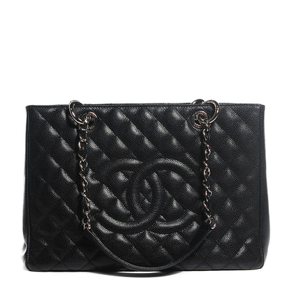 Chanel Caviar Quilted Grand Shopping Tote GST Black 1 of 7