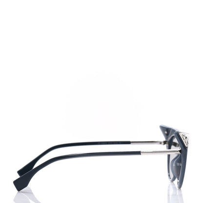 Fendi Acetate Metal FF Cat Eye Sunglasses FF 0356/S Blue 3 of 8