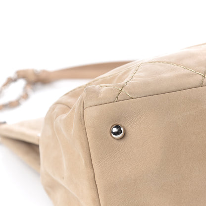 Chanel Iridescent Calfskin Small Sea Hit Tote Beige 8 of 14