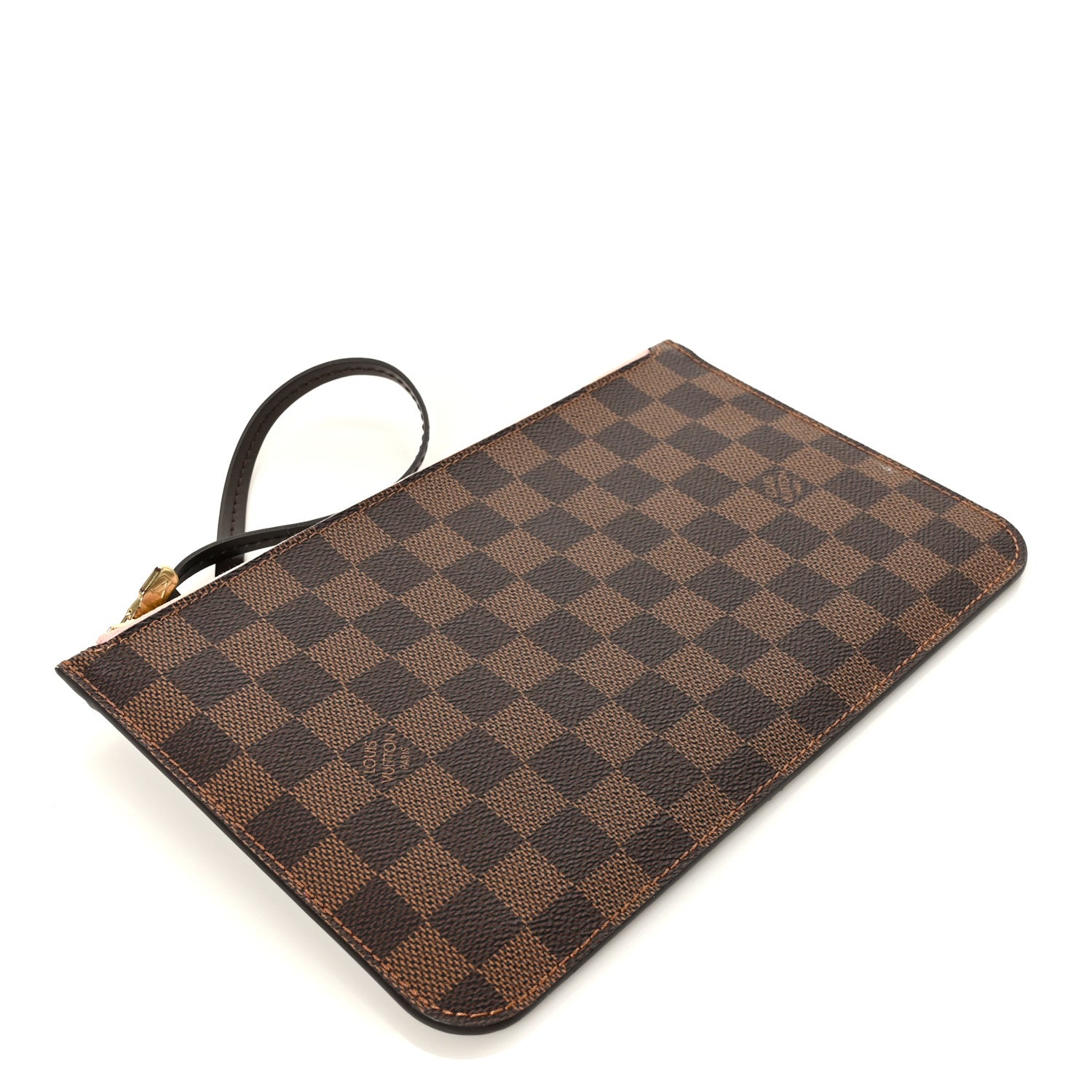 Louis Vuitton Damier Ebene Neverfull MM GM Pochette Rose Ballerine 4 of 8