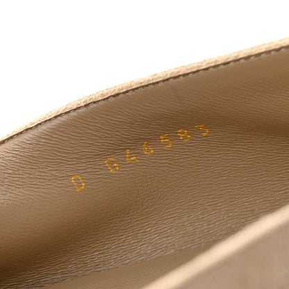 Chanel Suede Crystal CC Mocassin Loafers 39.5 Beige 9 of 14