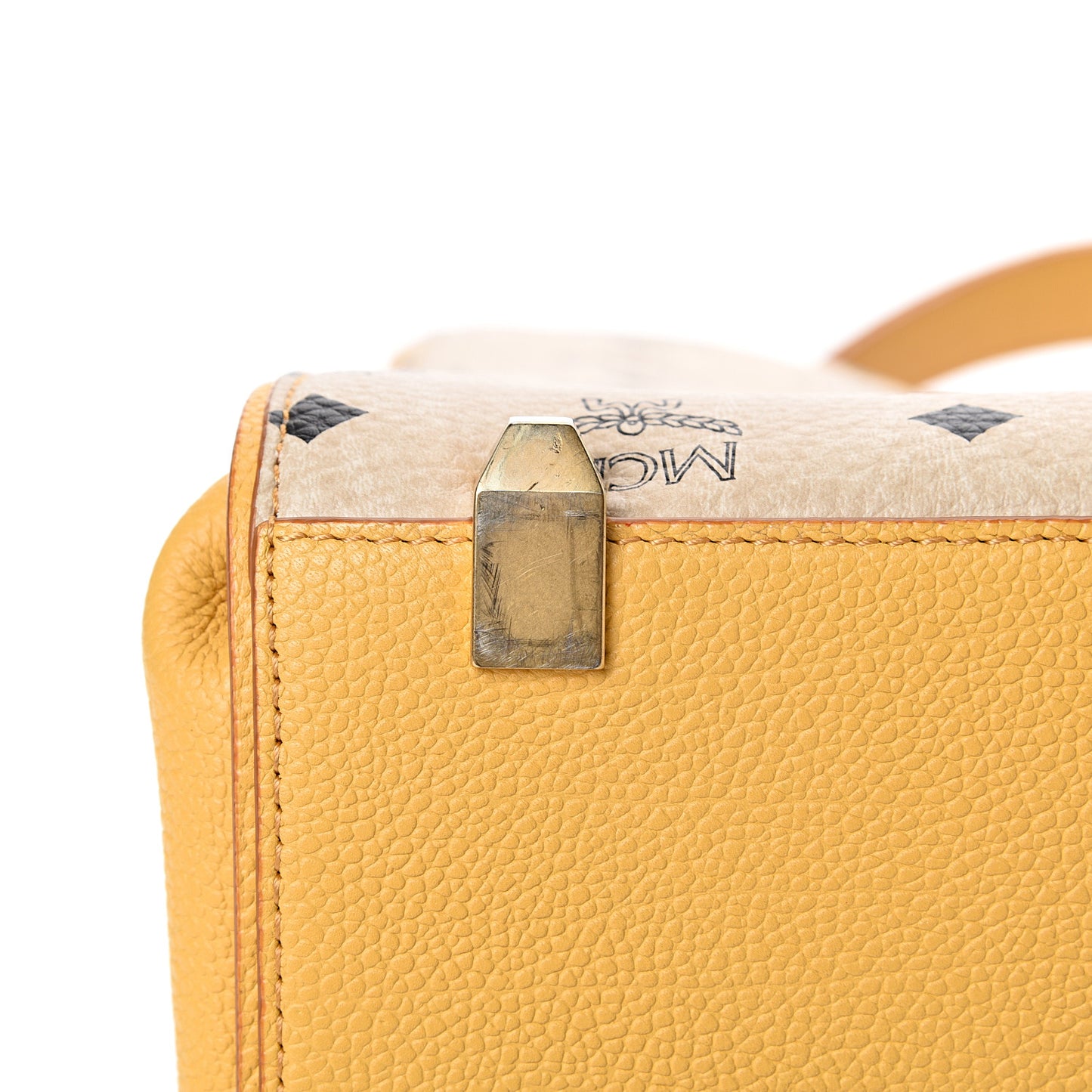 Visetos Medium Corina Shoulder Bag Beige Yellow