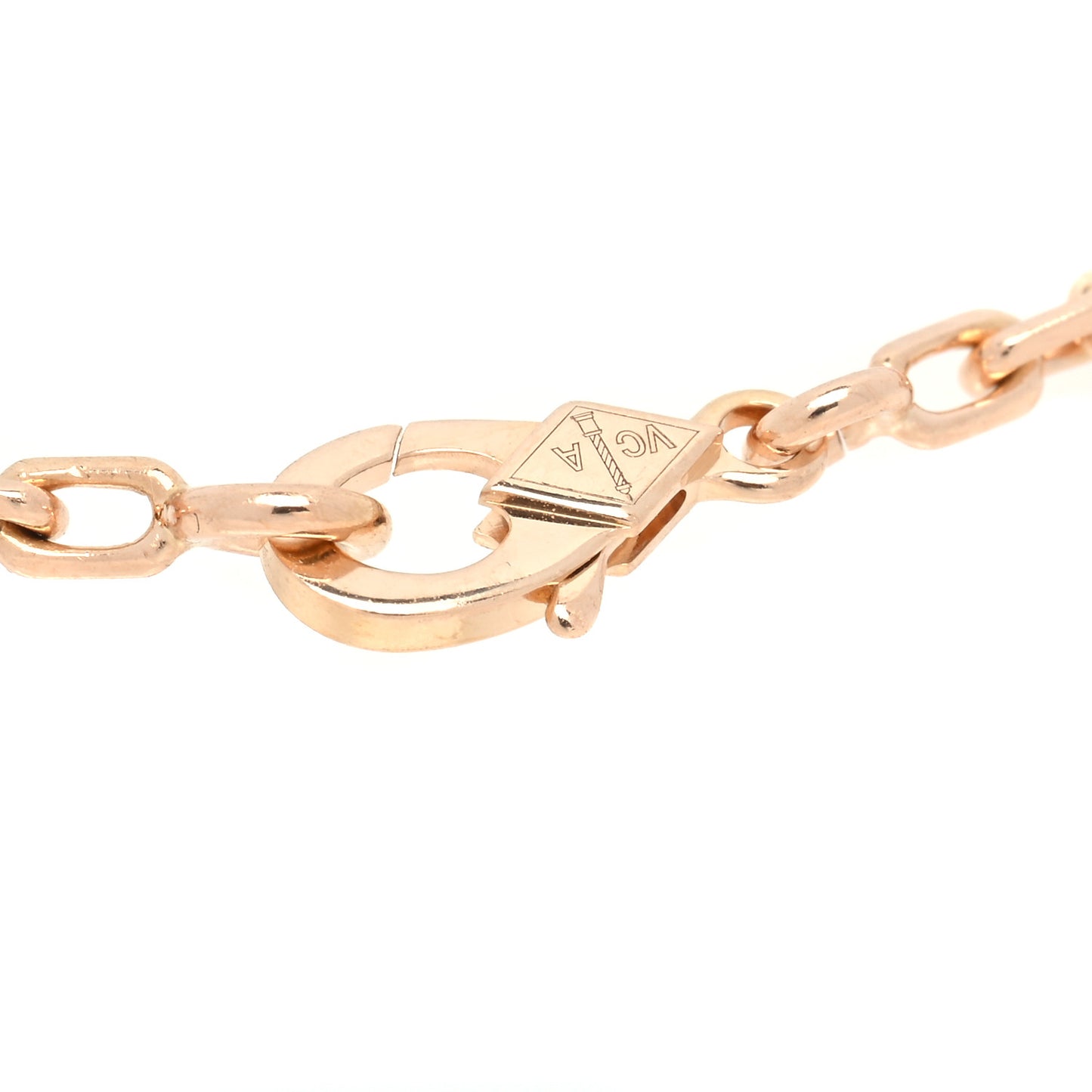 18K Rose Gold 5 Motifs Vintage Alhambra Bracelet