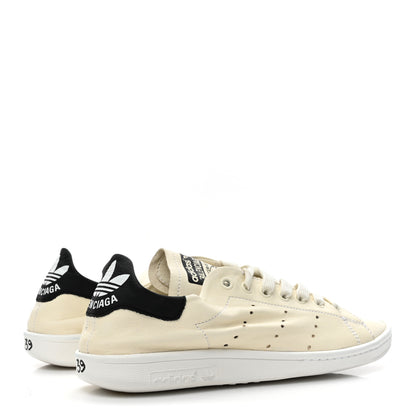 Balenciaga X ADIDAS Calfskin Womens Stan Smith Sneakers 39 Off White Black 6 of 11