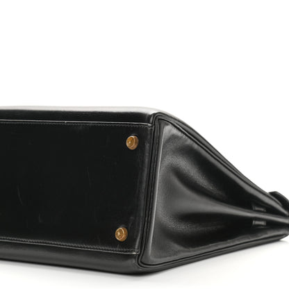 Hermes Box Kelly Retourne 32 Black 10 of 17