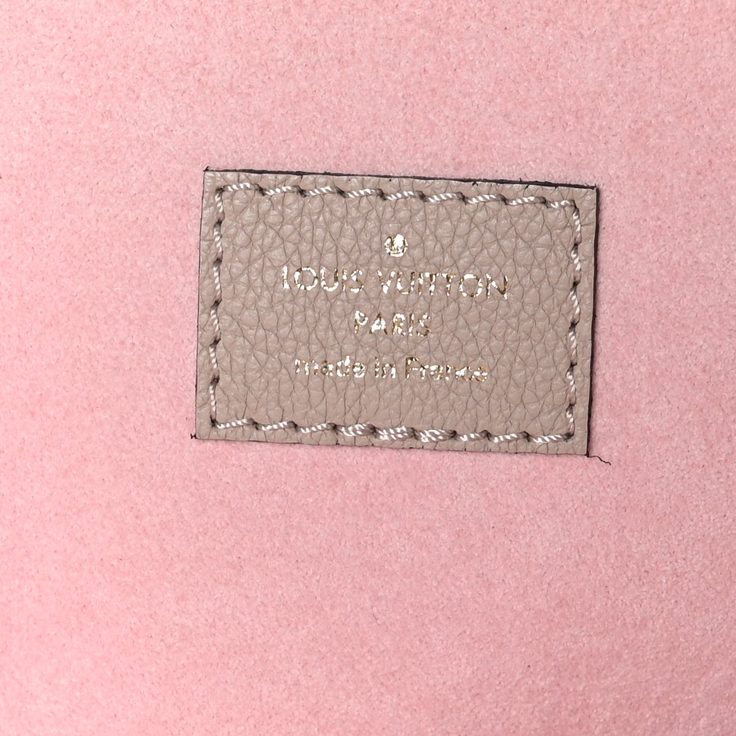 Louis Vuitton Grained Calfskin Lockme Shopper Greige 6 of 8