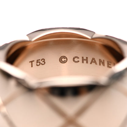 Chanel 18K Beige Gold Large Coco Crush Ring 53 6.25 5 of 7