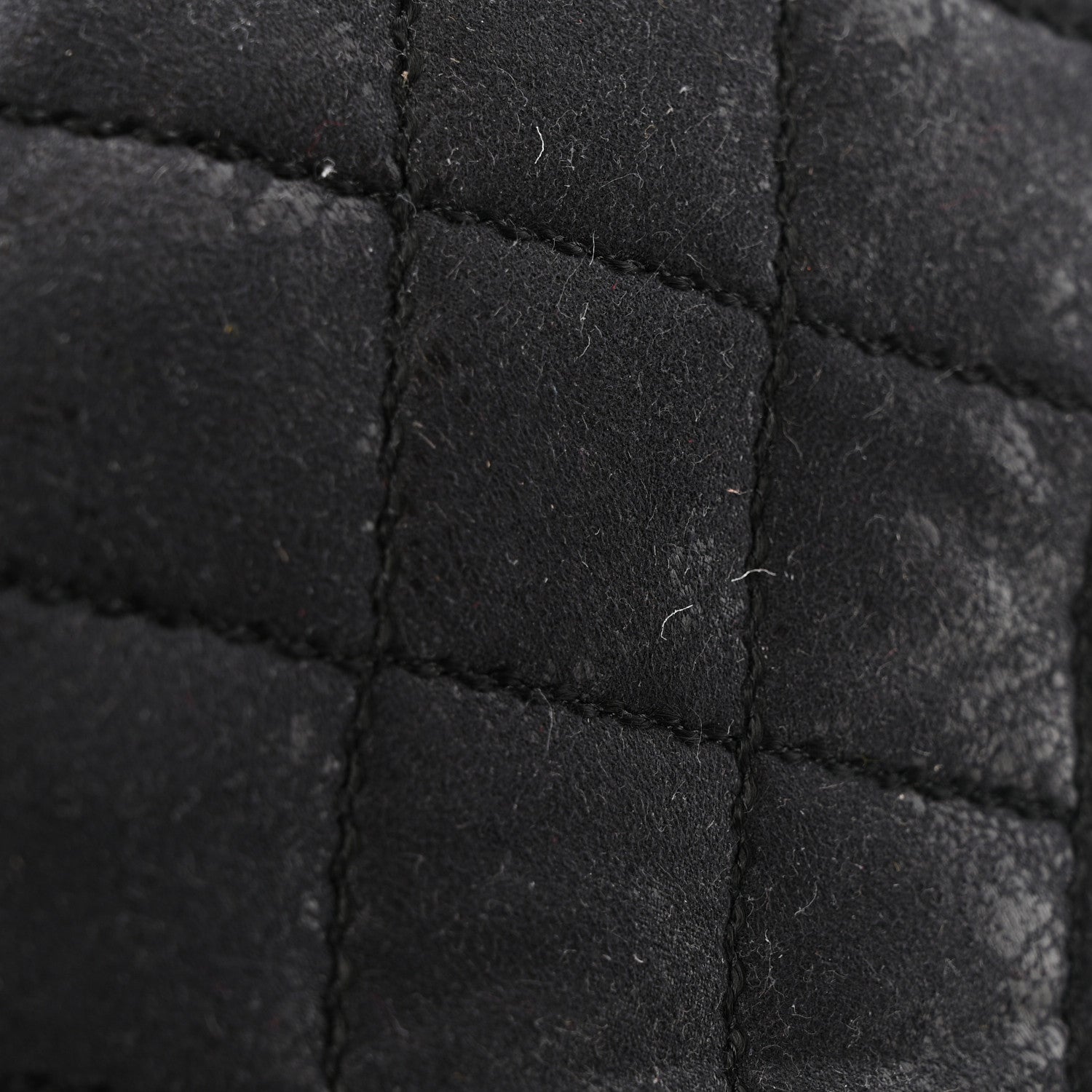 Stella McCartney Shaggy Deer Quilted Falabella Fold Over Clutch Black 11 of 12