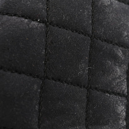 Stella McCartney Shaggy Deer Quilted Falabella Fold Over Clutch Black 11 of 12