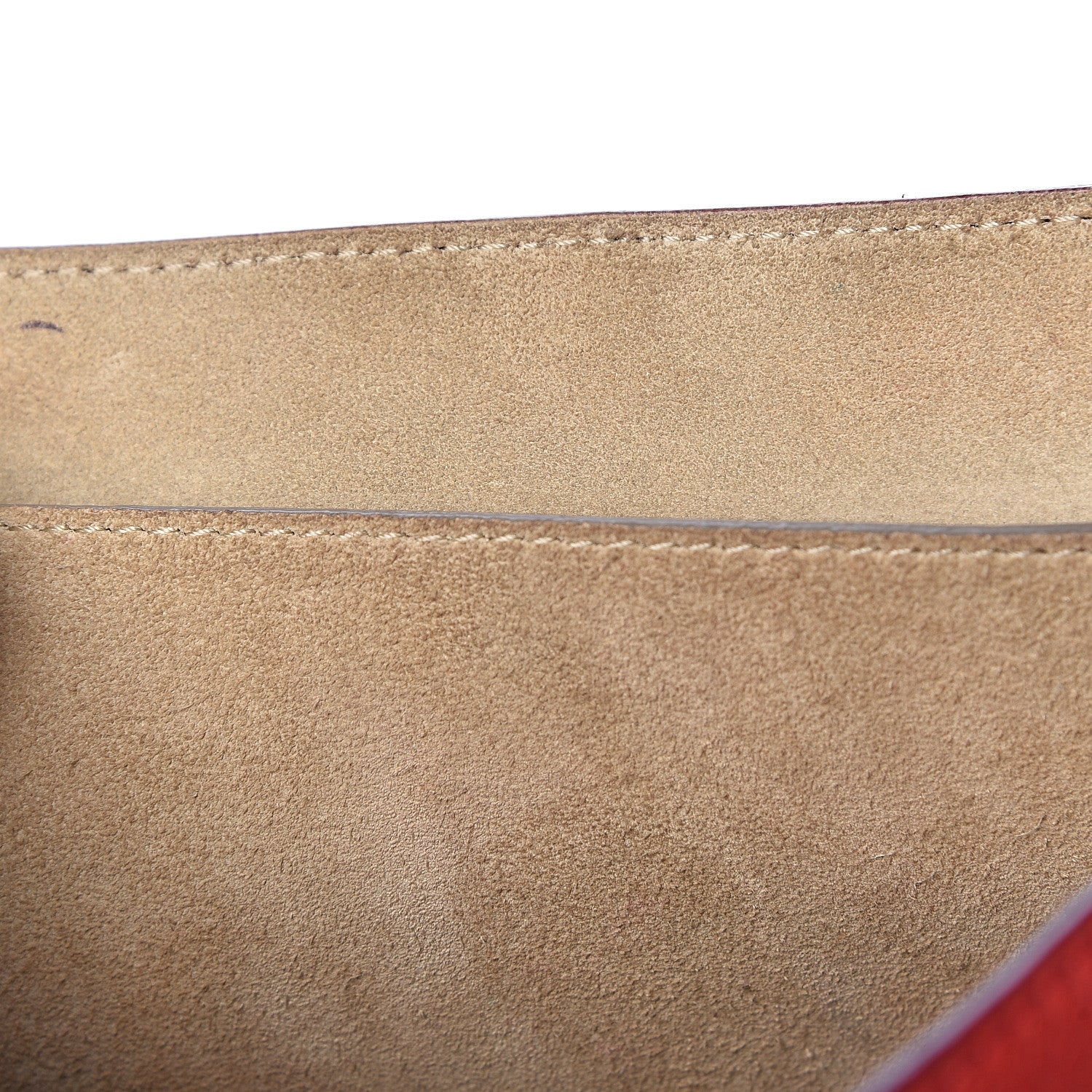 Chloe Grained Lambskin Drew Shoulder Bag Plaid Red 14 of 18