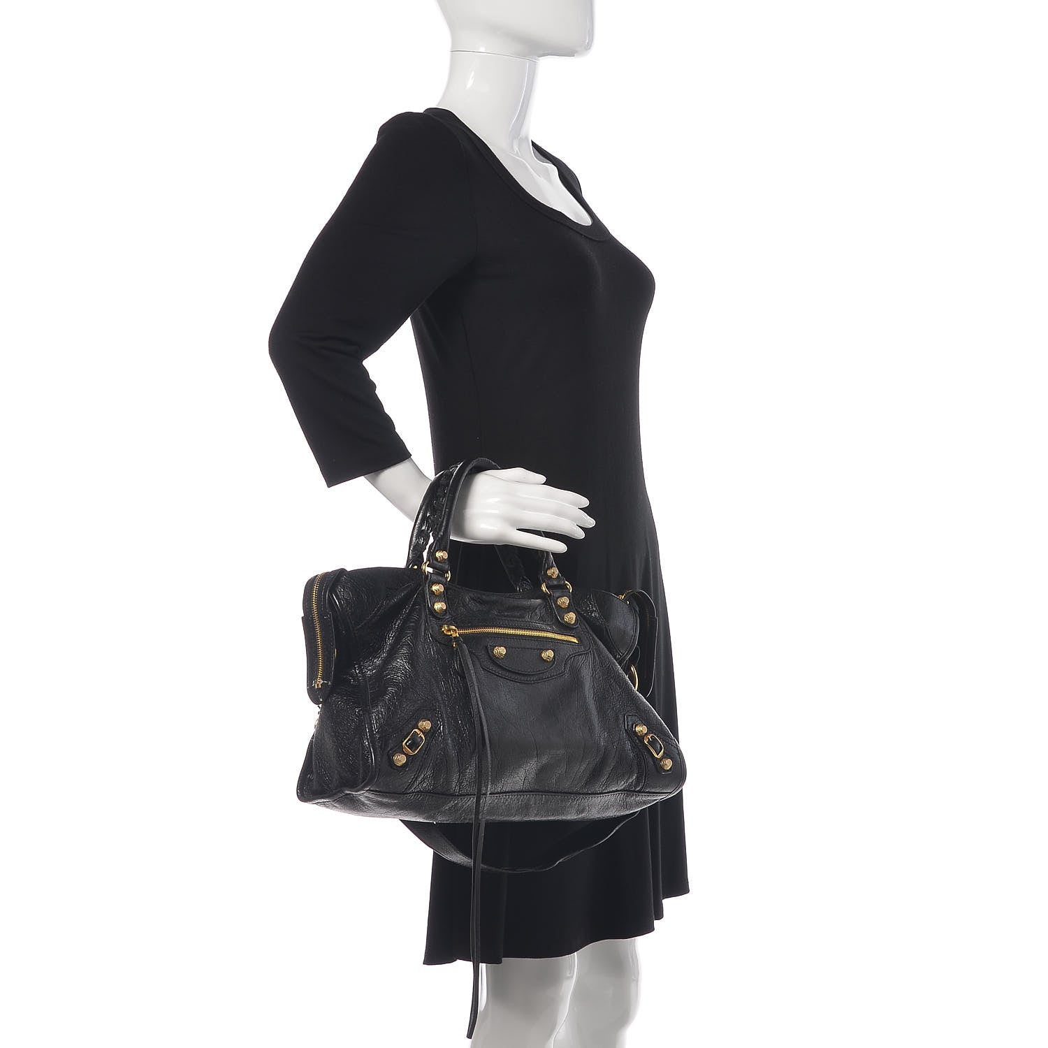 Balenciaga Agneau Giant 12 Gold Hardware City Black 2 of 12