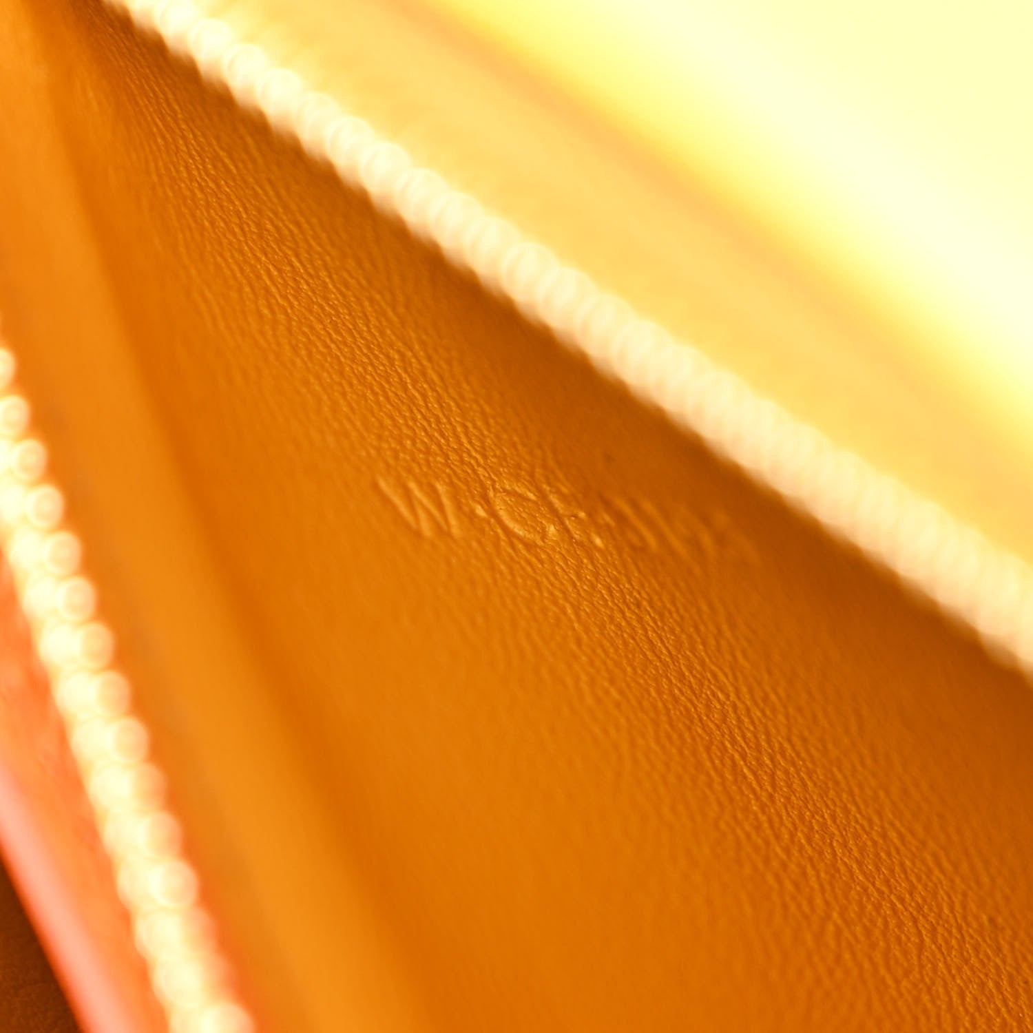 Celine Goatskin Medium Classic Box Flap Bag Orange 9 of 16