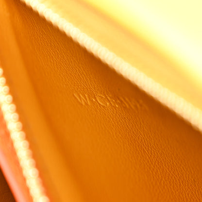 Celine Goatskin Medium Classic Box Flap Bag Orange 9 of 16