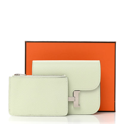 Hermes Epsom Constance Slim Wallet Vert Fizz 9 of 9