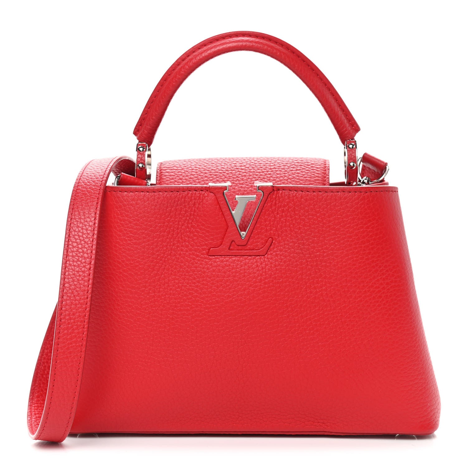Louis Vuitton Taurillon Capucines BB Rubis 1 of 6