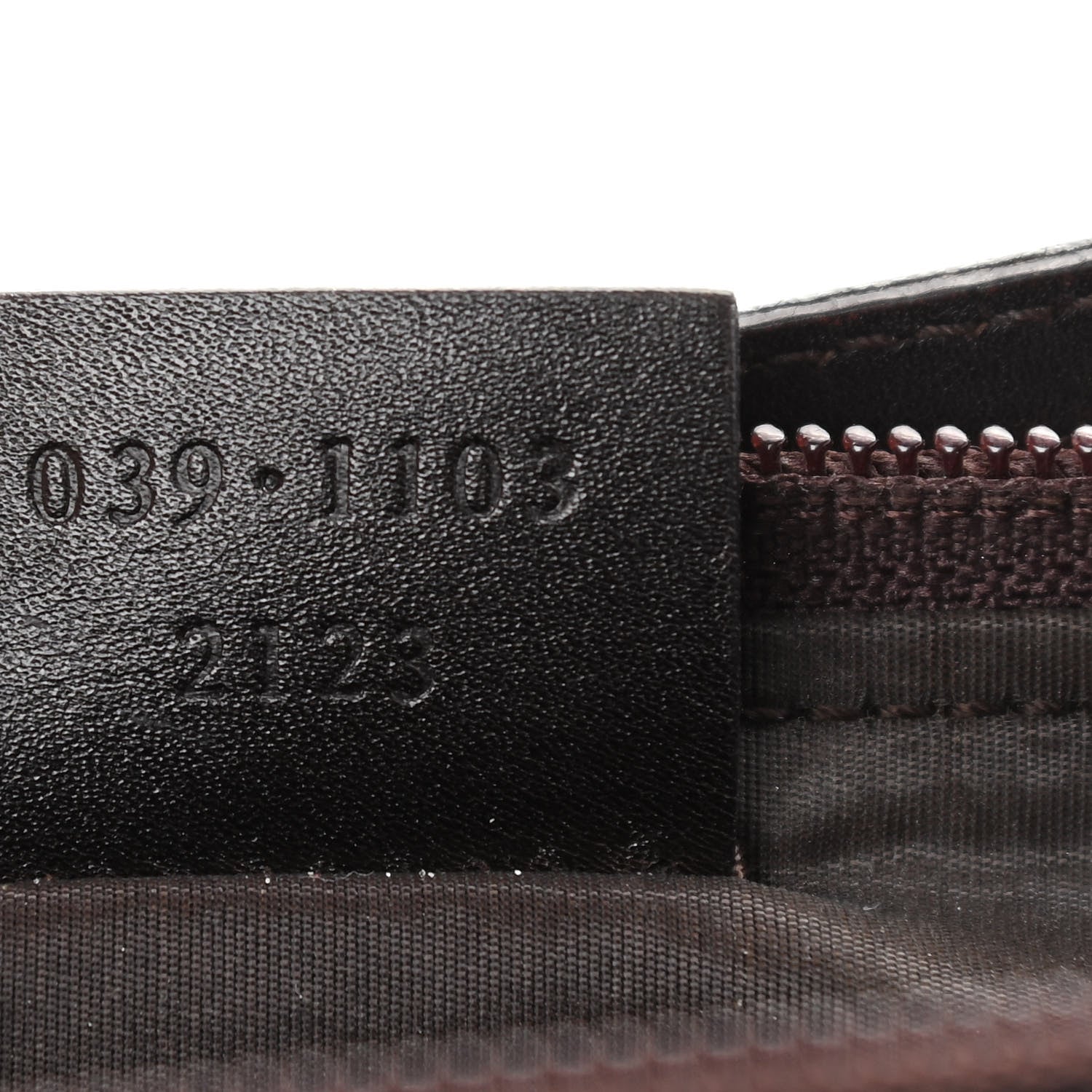 Gucci Monogram Boat Pochette Brown Black 7 of 11