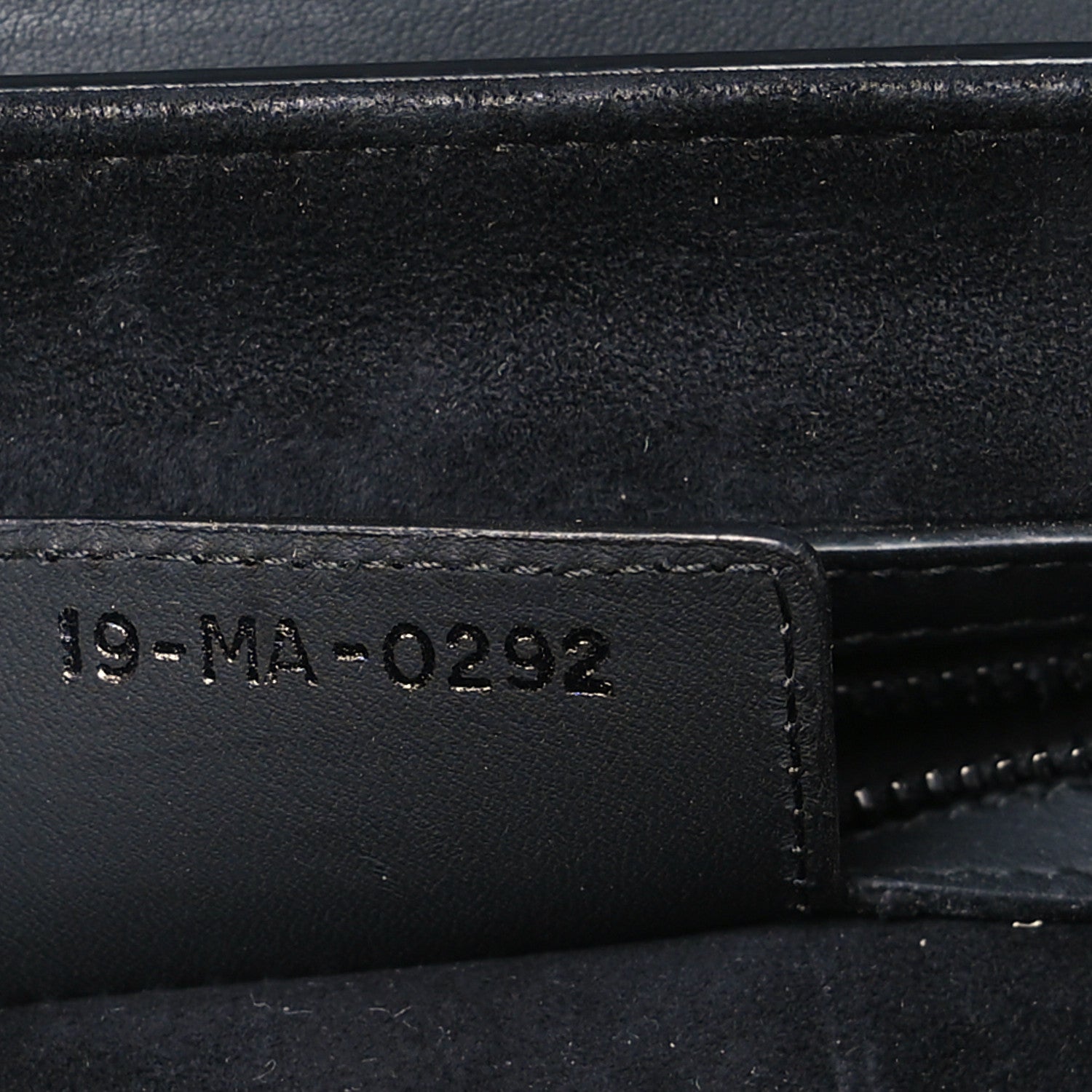 Christian Dior Ultra Matte Calfskin Saddle Bag With Strap Black 7 of 8