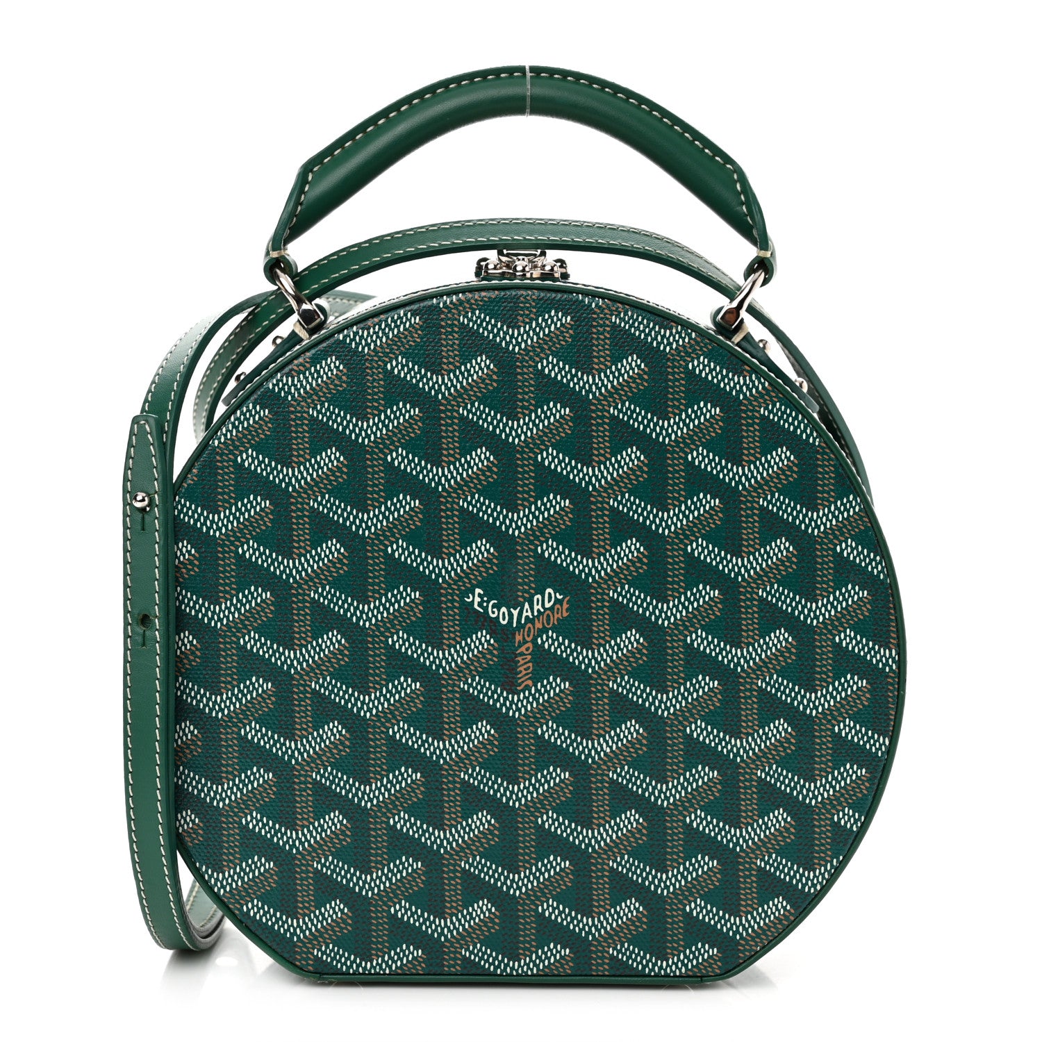 Goyard Goyardine Alto Hatbox Green 1 of 10
