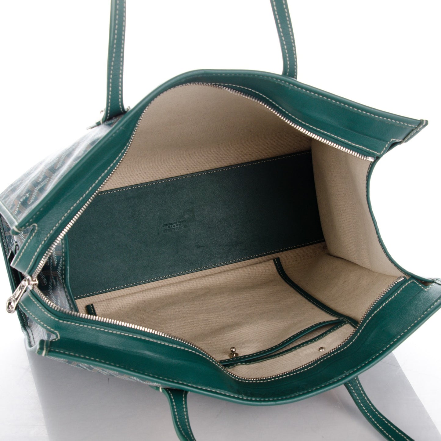 Goyardine Marquises Tote Green