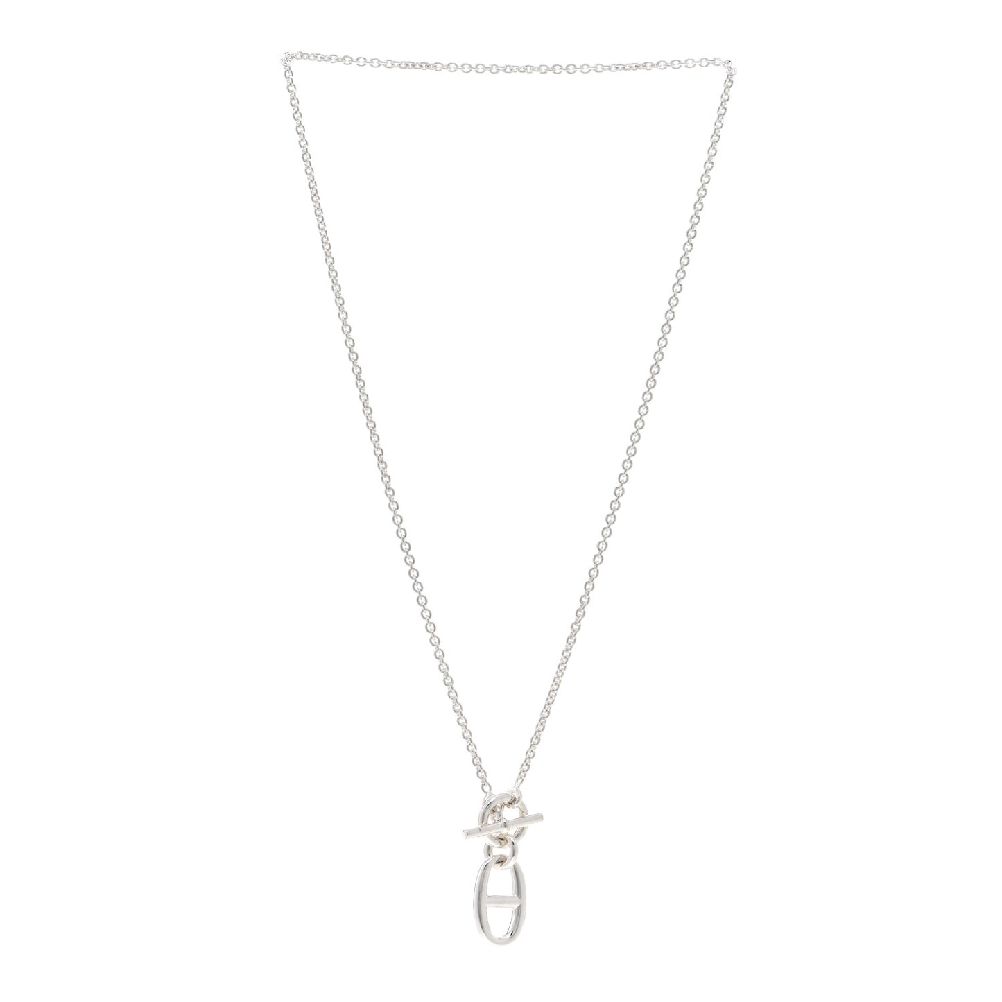 Sterling Silver Amulette Chaine d'Ancre Necklace