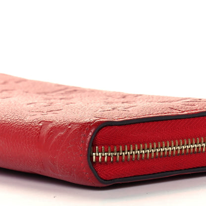 Louis Vuitton Empreinte Zippy Wallet Scarlet 9 of 9