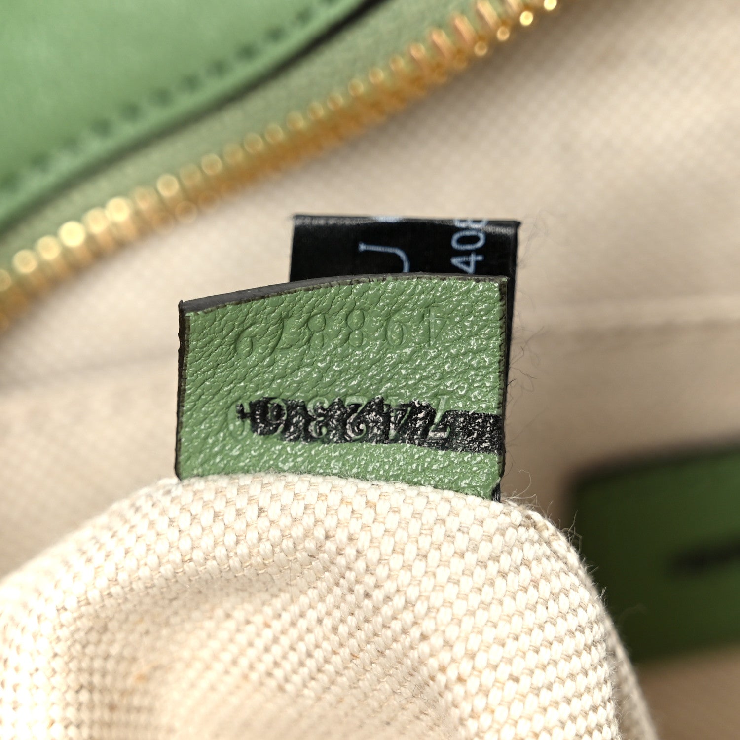 Gucci Sakai Be Green Calfskin Diagonal Stitched Small Blondie Shoulder Bag Light Green 7 of 10