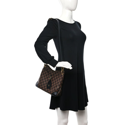 Louis Vuitton Damier Ebene Odeon PM Black 2 of 8