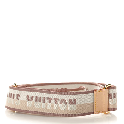 Louis Vuitton Jacquard Speedy Bandouliere 20 Shoulder Strap Beige 2 of 3