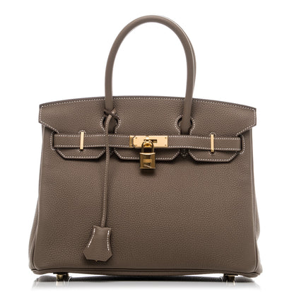Hermes Togo Birkin 30 Etoupe 1 of 26