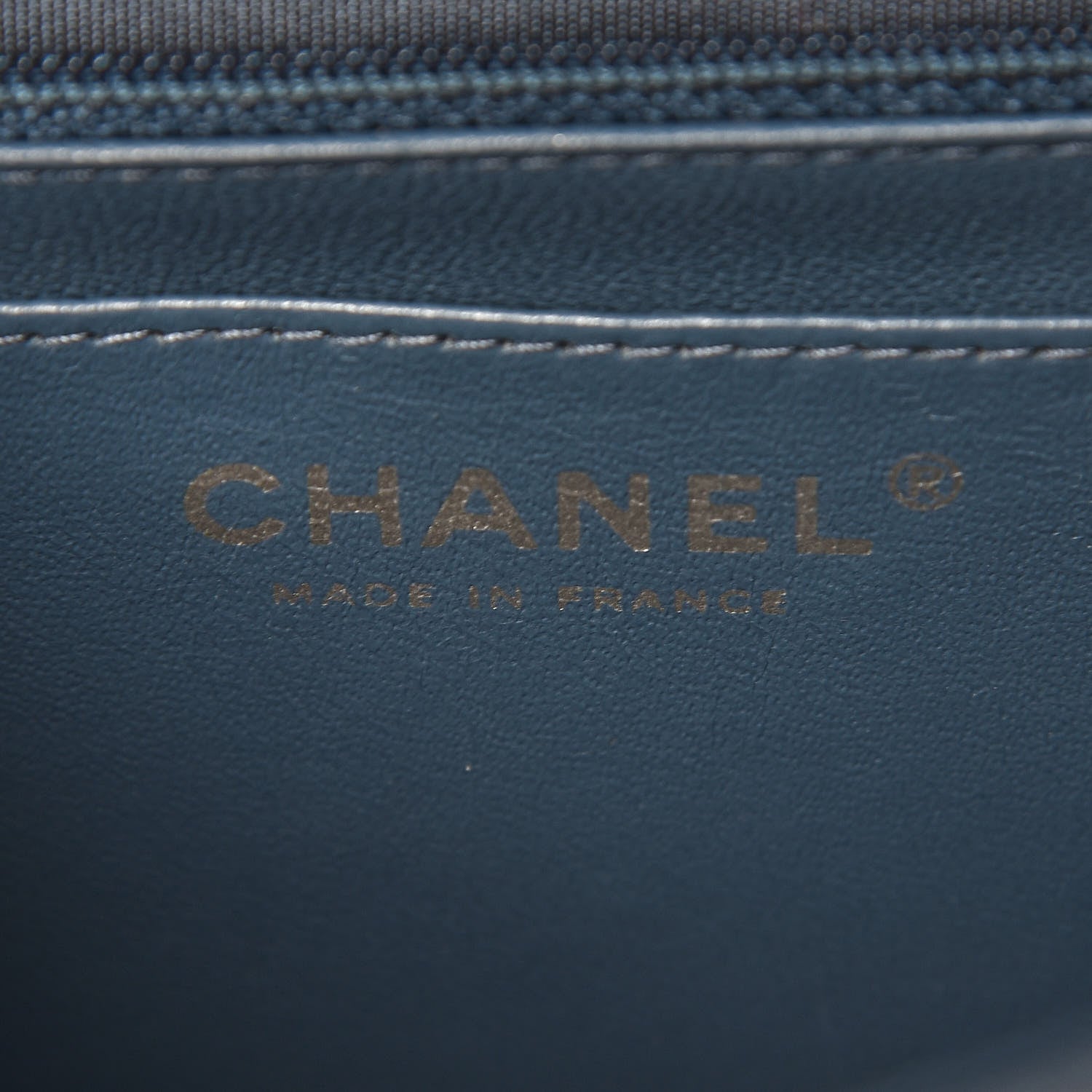 Chanel Caviar Quilted Mini Square Flap Blue 7 of 10