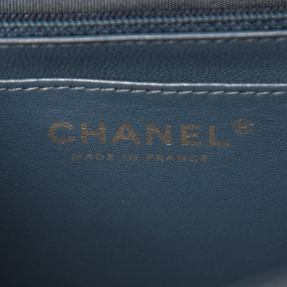Chanel Caviar Quilted Mini Square Flap Blue 7 of 10