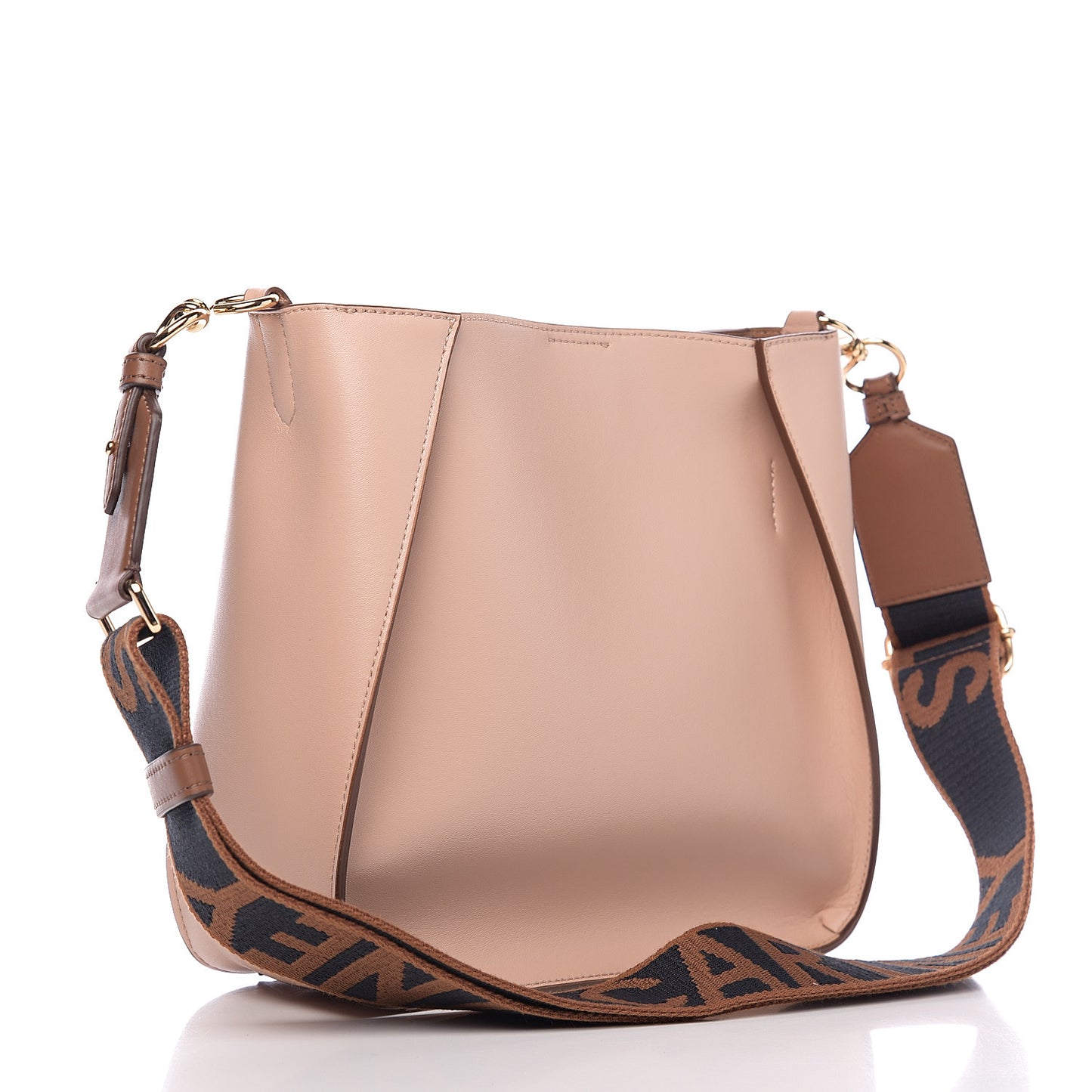 Eco Alter Nappa Perforated Logo Mini Crossbody Blush Pink