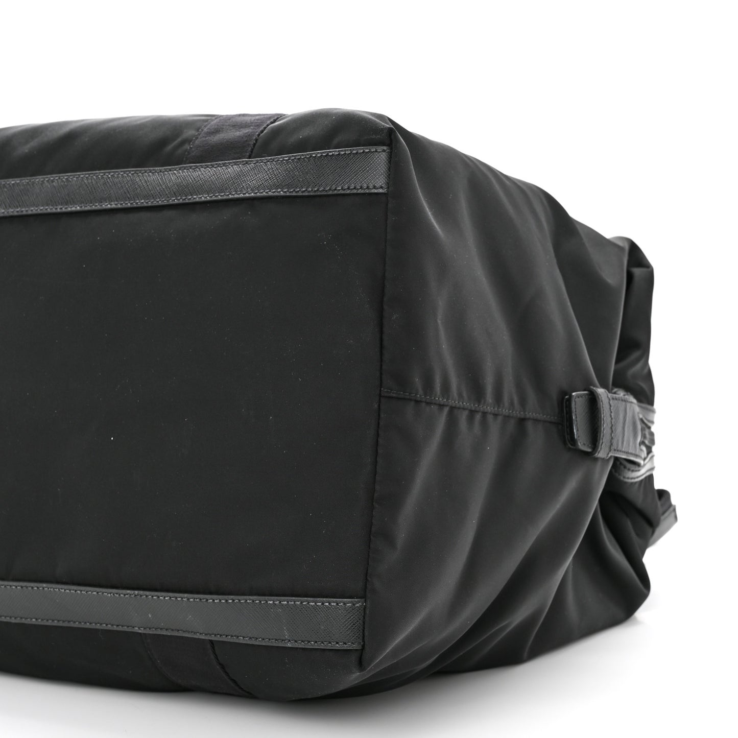 Tessuto Nylon Saffiano Carry On Travel Bag Black