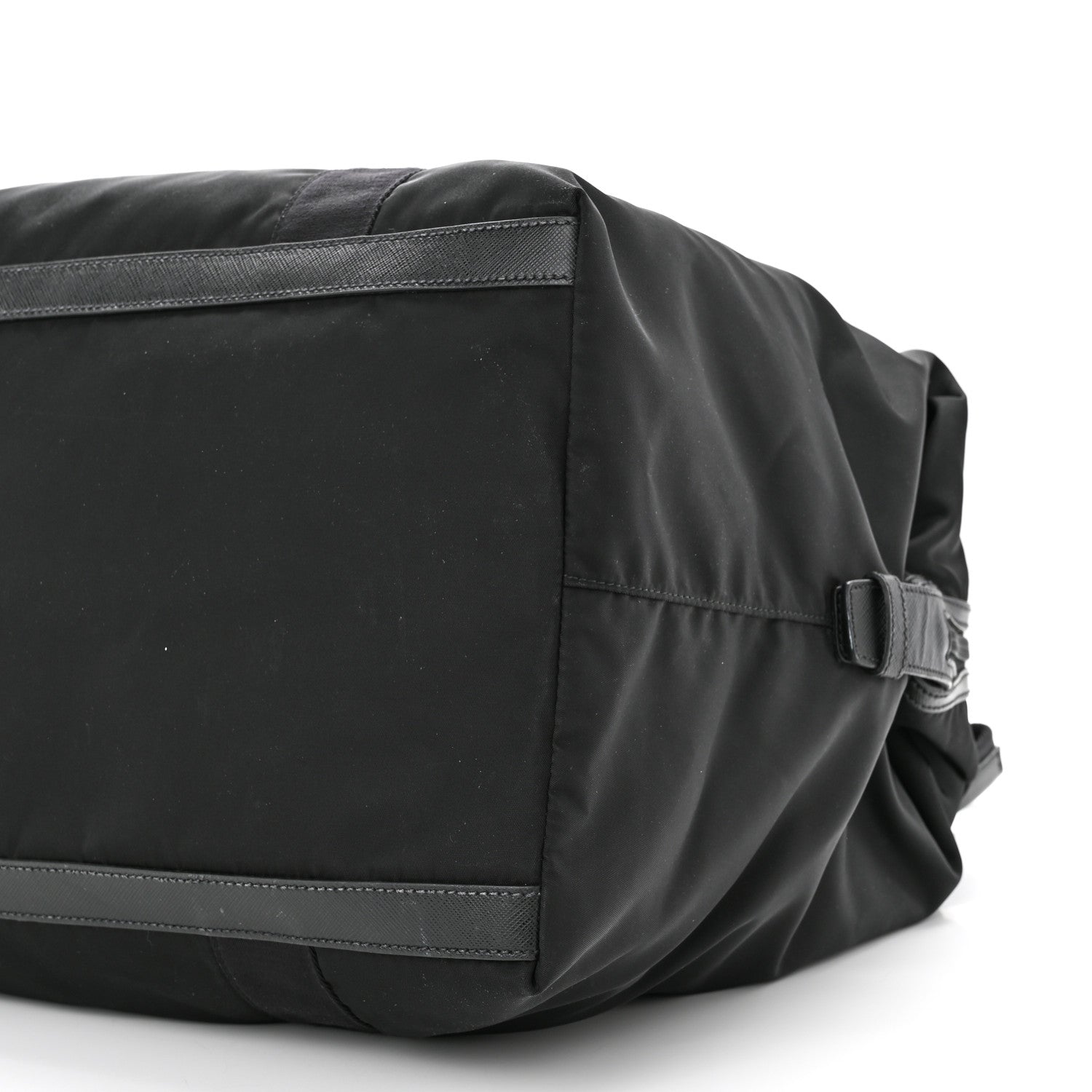 Prada Tessuto Nylon Saffiano Carry On Travel Bag Black 9 of 12
