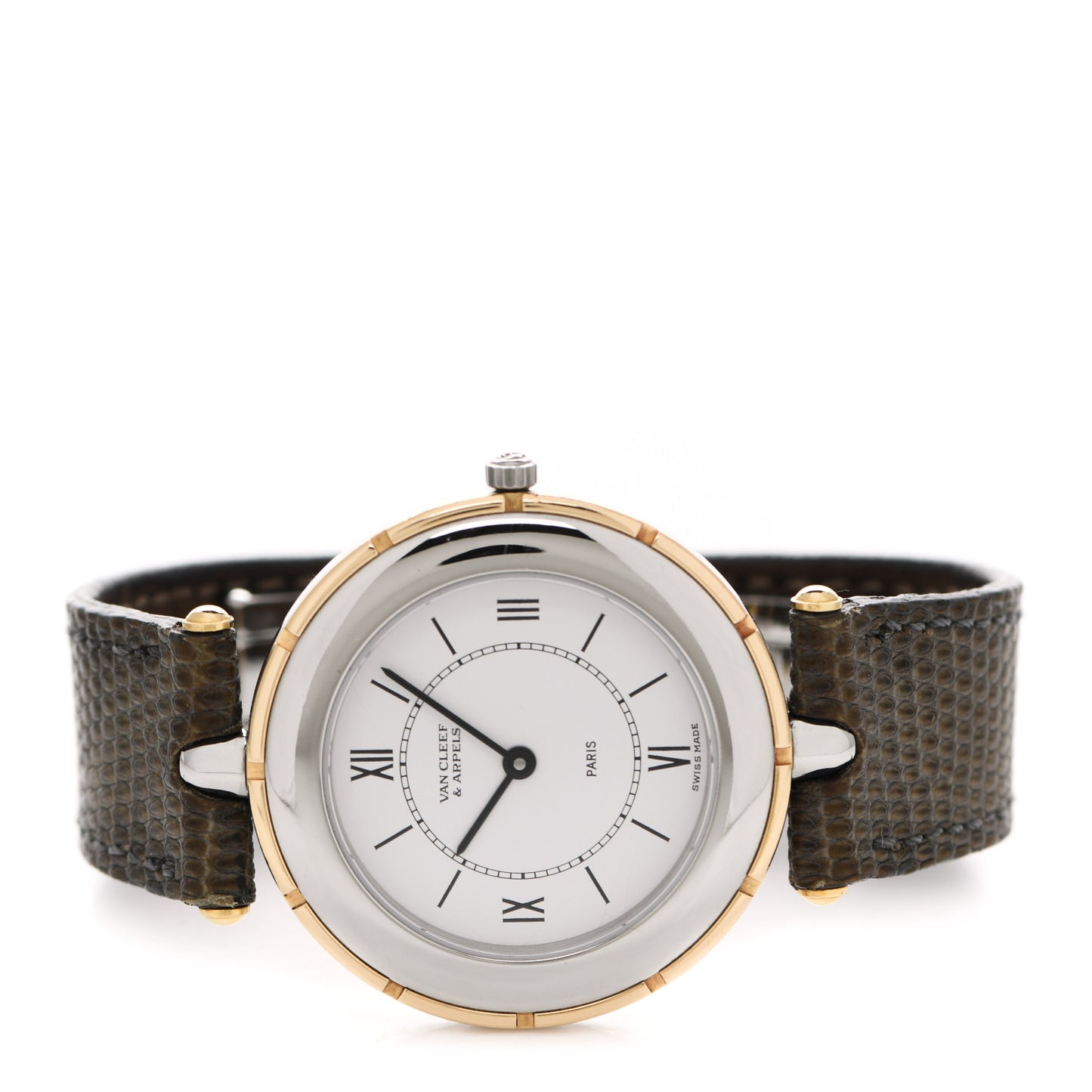 Stainless Steel 18K Yellow Gold Lizard 31mm La Collection Quartz Watch