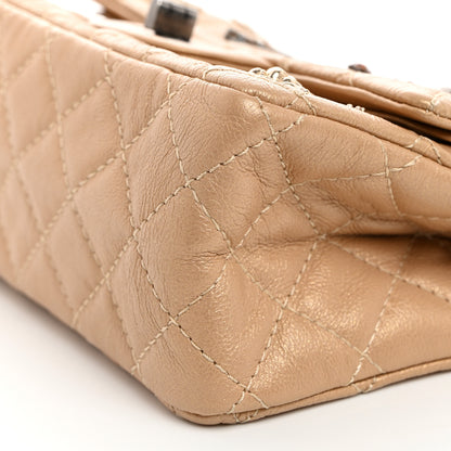 Chanel Metallic Calfskin Quilted Lucky Charms 2.55 Reissue 224 Flap Gold 10 of 10